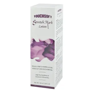 TouchSoft Stretch Mark & Scar Reduction Lotion – 100ml with Geranium & Rosemary